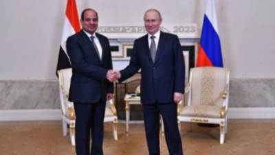 بوتين يؤكد أهمية التشاور مع الرئيس السيسى بشأن مختلف القضايا الإقليمية والدولية