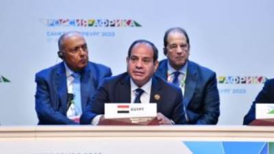  وكالات أنباء عربية تبرز كلمة الرئيس السيسي بالقمة الأفريقية الروسية ببطرسبرج 