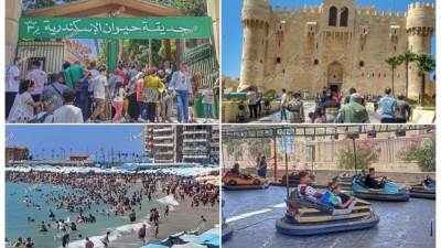 رواج السياحة الداخلية بالإسكندرية خلال أشهر الصيف.. (تحقيق)