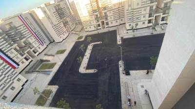 جهاز حدائق أكتوبر ينتهي بنسبة 90% من المرافق والخدمات لمشروع الإسكان الاجتماعى 309 عمارة