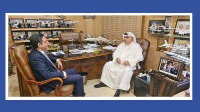 بهبهاني يستقبل القائم بأعمال السفارة اللبنانية