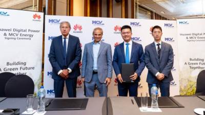 شراكة استراتيجية بين هواوي مصر وام سي في للطاقة