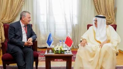 عبد اللطيف الزياني يجتمع مع المفوض السامي لوكالة غوث وتشغيل اللاجئين الفلسطينيين