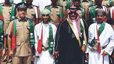 منفذ الربع الخالي الحدودي يحتفل باليوم الوطني الـ 93 للمملكة العربية السعودية