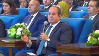 الرئيس السيسي: هنفضل نشتغل ونعمل لتنمية بلدنا