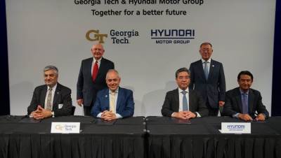 جورجيا للتقنية ومجموعة هيونداي موتور توقعان مذكرة تفاهم للتعاون في مجال التنقل المستقبلي