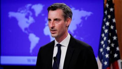 الخارجية الأمريكية: واشنطن تؤكد إقامة الدولتين على أساس حدود 1967 الحل الأمثل للنزاع 