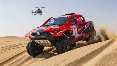 الاستعدادات على قدم وساق للتحدي الأصعب رالي دبي الصحراوي