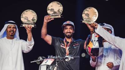 محمد البلوشي يحقق انتصار الإمارات الثاني ببطولة العالم للراليات