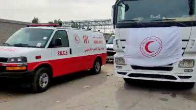  الهلال الأحمر الفلسطيني: وصول 50 شاحنة مساعدات شمال غزة اليوم بشكل مباشر 