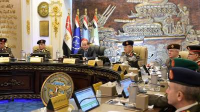 الرئيس السيسى يشهد اختبارات كشف الهيئة لطلبة الأكاديمية العسكرية