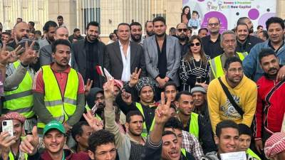 رجال مجموعة بيراميدز للتطوير يسطرون ملحمة في حب الوطن 