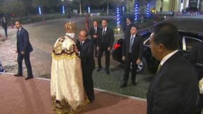  الرئيس السيسى يصل كاتدرائية العاصمة الإدارية لتقديم التهنئة بعيد الميلاد 