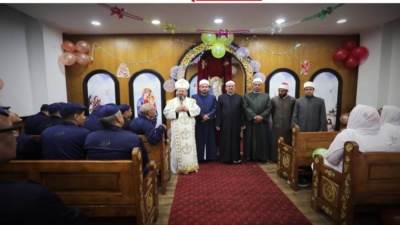 مراكز الإصلاح والتأهيل تستقبل رجال الدين المسيحى لمشاركة النزلاء الإحتفال بعيد الميلاد المجيد 