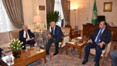 أبو الغيط يستقبل المبعوث الخاص لسكرتير عام الأمم المتحدة إلى السودان