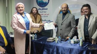 احتفال شياخة شيراتون بنجاح مارثون الانتخابات الرئاسية ٢٠٢٤ .. الألفي: المرأة المصرية أبهرت العالم 