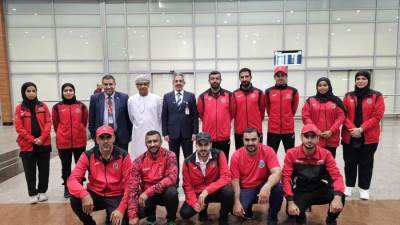 منتخب سلطنة عمان فى القاهرة اليوم .. للمشاركة فى بطولة العالم للرماية 