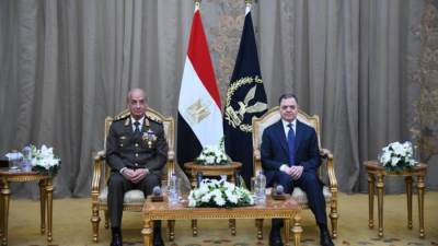 اللواء محمود توفيق يستقبل وزير الدفاع ورئيس الأركان للتهنئة بعيد الشرطة الـ72