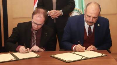  وزير الزراعة يشهد توقيع مذكرة تفاهم مع الاتحاد الوطني الفرنسي لمنتجي تقاوي البطاطس