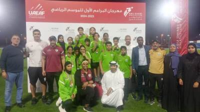 دبا الحصن يسيطر على بطولة الدولة للبراعم