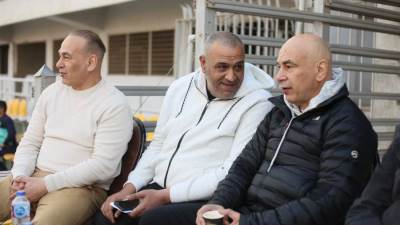 جهاز منتخب مصر بقيادة التوأم يحضر مباراة سيراميكا والجونة