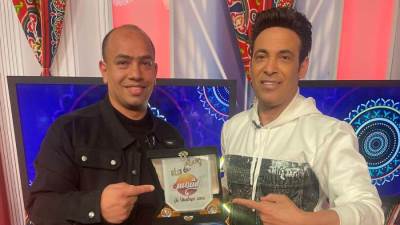 سعد الصغير يستضيف المنشد الديني أحمد عبد الرحيم في خيمة سعد