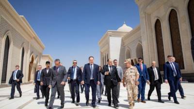 رئيس وزراء بيلاروسيا يزور العاصمة الإدارية الجديدة