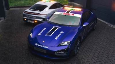  ظهور سيارة بورشه تايكان توربو جي تي الجديدة لأول مرة كسيارة أمان في بطولة الفورمولا إي ضمن سباق برلين إي بري 2024