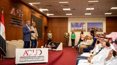 خالد عباس يلتقي رجال الأعمال السعوديين بالعاصمة الإدارية الجديدة