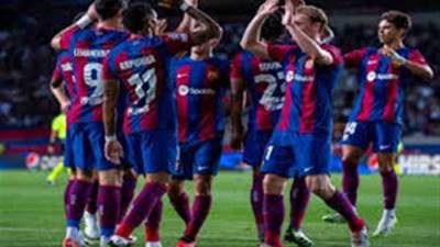  برشلونة يهزم ألميريا بثنائية ويعزز وصافة الدوري الإسباني 