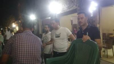 حملة اشغالات مسائية بشارع ناصر الثورة