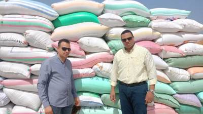 توريد 212 ألف طن قمح لشون وصوامع البحيرة 