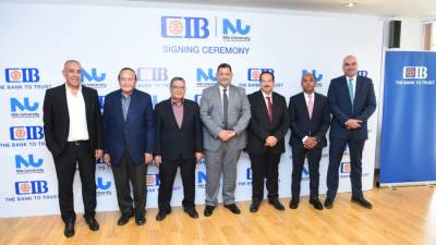  انطلاق تعاون جديد عن " التجزئة المصرفية" بين جامعة النيل والبنك التجاري الدولي -مصر- ويعلنان تخرج أول دفعة من برنامج التمويل المستدام للشركات الصغيرة والمتوسطة