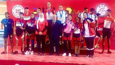 مصر تحصد 23 ميدالية وتفوز ببطولة إفريقيا الباراليمبية لدراجات المضمار 