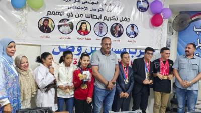 «مستقبل وطن» يكرم المتفوقين رياضياً من ذوي الإرادة بقسم الجيزة 