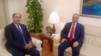 السفير العراقي يلتقي الأمين العام المساعد لجامعة الدول العربية