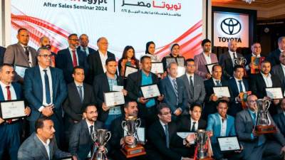تويوتا إيجيبت تواصل حصد الجوائز وتعزيز مكانتها الإقليمية في مجالات متعددة