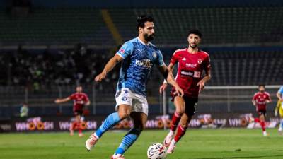 صاحب الثلاث نقاط.. وسام أبو علي رجل مباراة الأهلي وبيراميدز