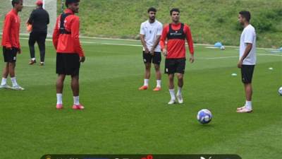 المنتخب الأوليمبي باللون الأحمر والدومينيكان بالأبيض غدا فى الأولمبياد 