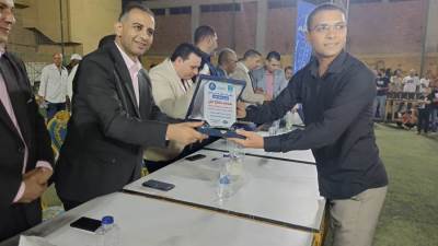 بحضور وكيل الشباب والرياضة بالقليوبية انطلاق مبادرة تكريم المتفوقين علميا من مركز شباب نامول