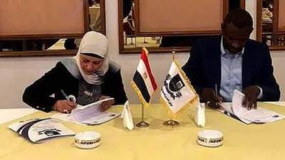 جامعة النيل الأوروبية توقع اتفاق تعاون وتوأمة مع جامعة الملك فيصل بتشاد 