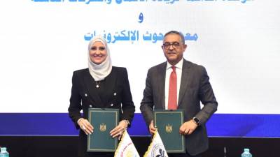 مذكرة تفاهم بين الوحدة الدائمة لريادة الأعمال ومعهد بحوث الإلكترونيات لدعم الشركات الناشئة في قطاع التكنولوجيا