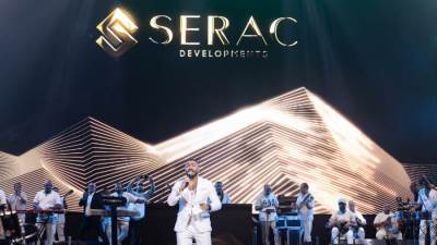 تامر حسني يحيى حفل إطلاق مشروع سيراك للتطوير العقاري الجديد CITY HALL 90