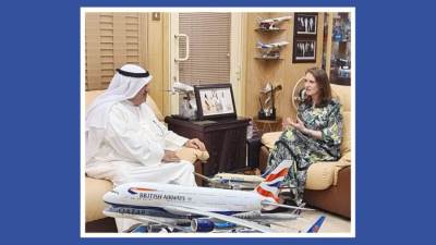 بهبهاني يستقبل السفيرة البريطانية