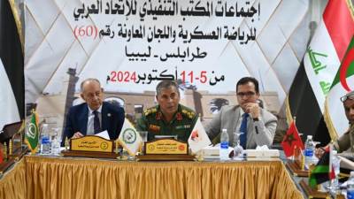 ختام أعمال اجتماعات المكتب التنفيذى 60 للإتحاد العربى للرياضة العسكرية بليبيا