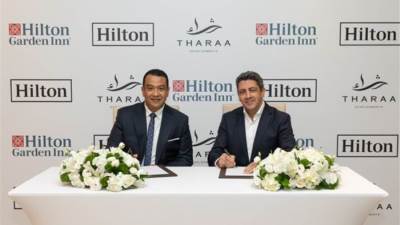 «ثراء مصر» توقع اتفاقية مع «هيلتون العالمية» لإنشاء فندق «هيلتون جاردن إن» بمشروعها Glee North Coast