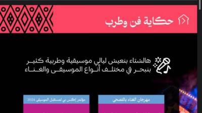 مهرجان الغناء بالفصحى يعود في نسخته الرابعة ضمن فعاليات "شتاء السعودية"