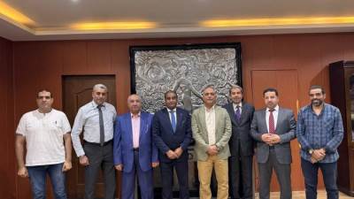 تكريم أبطال المنتخب الوطنى لكرة السرعة بعد الفوز ببطولة العالم فى تركيا