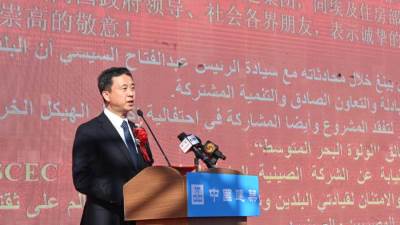 مدير عام شركة "CSCEC" الصينية: البرج الأيقوني يمثل محور التطوير في المدينة الواعدة "العلمين الجديدة"