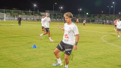 منتخب الشباب يواصل استعداداته لمباراة المغرب فى تصفيات أفريقيا 